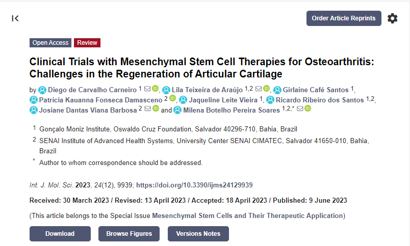間充質(zhì)干細(xì)胞治療骨關(guān)節(jié)炎的臨床試驗(yàn)：關(guān)節(jié)軟骨再生的挑戰(zhàn)