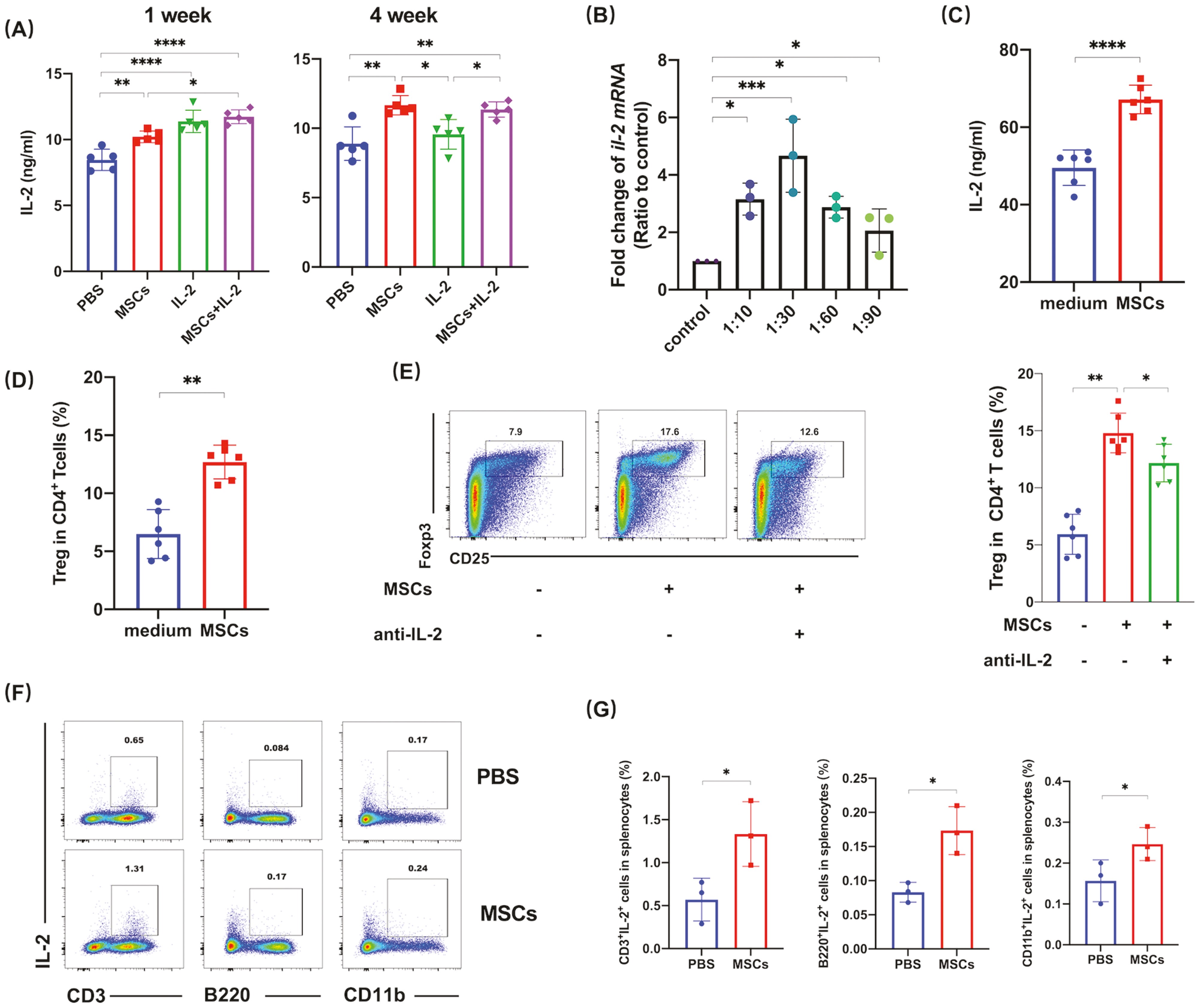 圖5:IL-2參與MSC誘導(dǎo)的Tregs 圖5:IL-2參與MSC誘導(dǎo)的Tregs