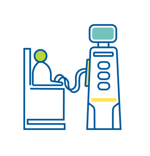 接受透析的患者 接受透析的患者