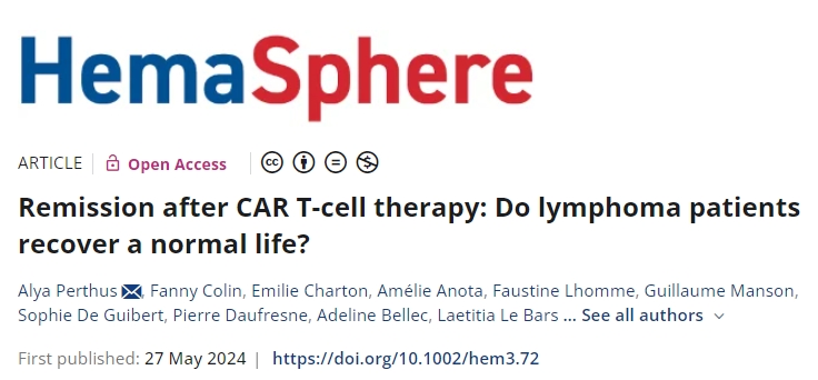 CAR-T細胞治療后:淋巴瘤患者能否恢復正常生活?來看研究結果