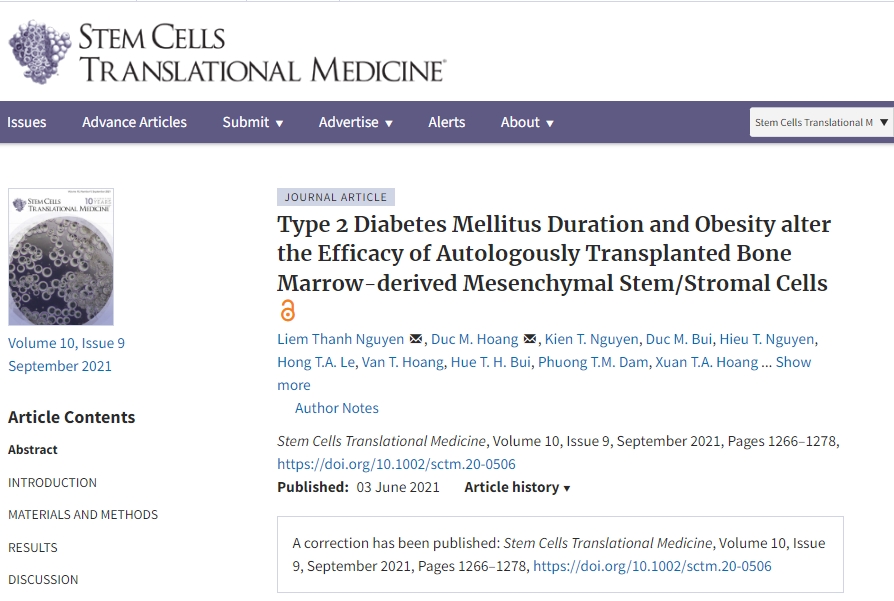 2 型糖尿病病程和肥胖改變自體移植骨髓間充質(zhì)干細(xì)胞/基質(zhì)細(xì)胞的療效 2 型糖尿病病程和肥胖改變自體移植骨髓間充質(zhì)干細(xì)胞/基質(zhì)細(xì)胞的療效