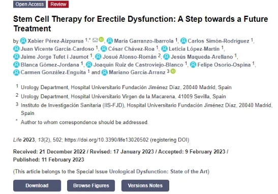 2023年干細(xì)胞治療勃起功能障礙臨床案例 2023年干細(xì)胞治療勃起功能障礙臨床案例