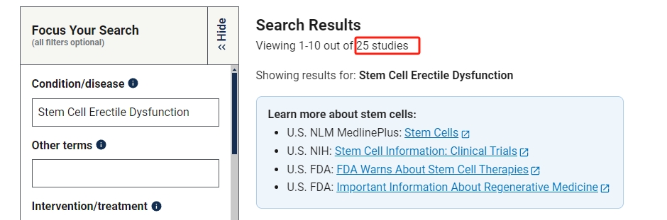 干細(xì)胞治療勃起功能障礙的臨床研究進(jìn)展 干細(xì)胞治療勃起功能障礙的臨床研究進(jìn)展