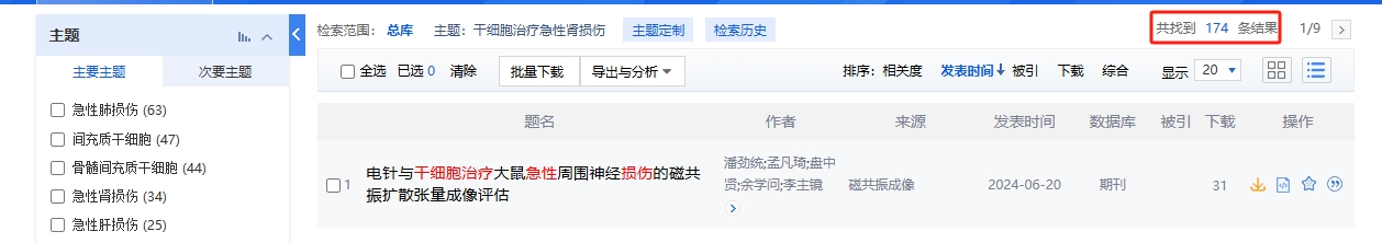 干細(xì)胞治療急性腎損傷的臨床研究進(jìn)展