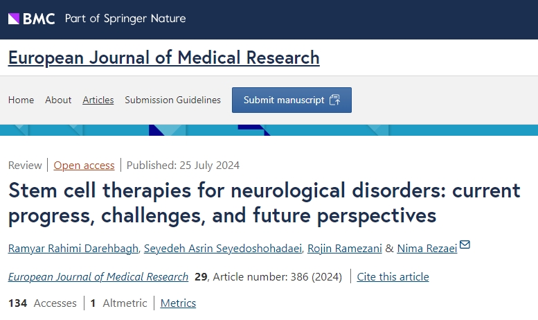 新綜述總結:干細胞治療9種神經系統疾病的當前進展、挑戰和未來前景 新綜述總結:干細胞治療9種神經系統疾病的當前進展、挑戰和未來前景