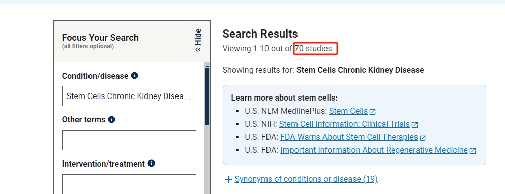 干細胞治療慢性腎病的臨床研究進展 干細胞治療慢性腎病的臨床研究進展