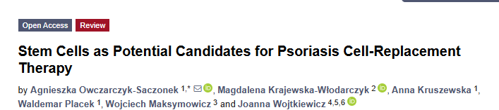 《干細(xì)胞作為銀屑病細(xì)胞替代療法的潛在候選者》