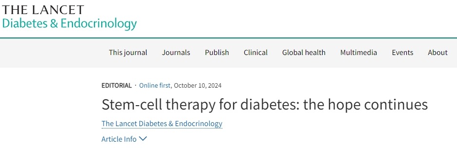 干細胞療法治療糖尿?。合Ｍ栽诶^續