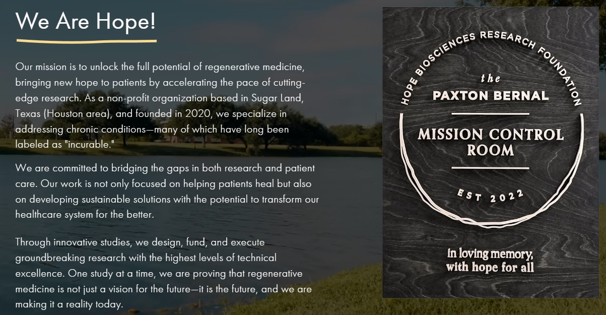 希望生物科學開展干細胞治療特發性關節炎的II期臨床試驗 希望生物科學開展干細胞治療特發性關節炎的II期臨床試驗