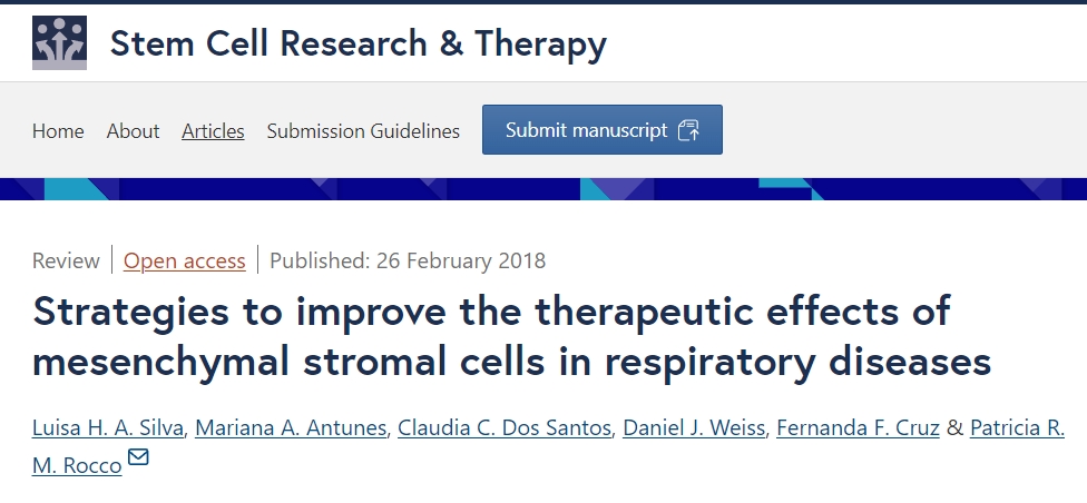 提高間充質(zhì)干細(xì)胞治療呼吸系統(tǒng)疾病的效果的方法有哪些? 提高間充質(zhì)干細(xì)胞治療呼吸系統(tǒng)疾病的效果的方法有哪些?