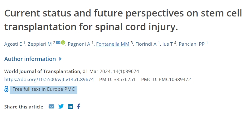 干細(xì)胞移植治療脊髓損傷的現(xiàn)狀及未來前景 干細(xì)胞移植治療脊髓損傷的現(xiàn)狀及未來前景