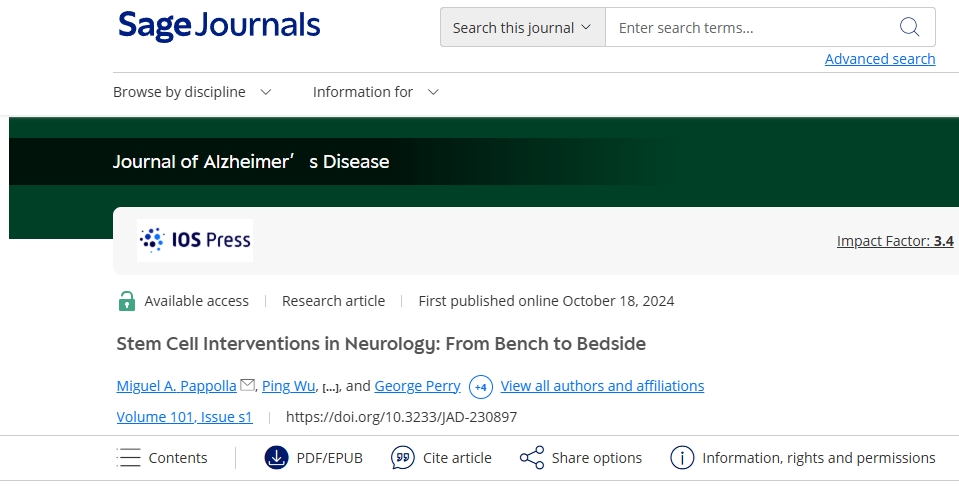 神經(jīng)修復(fù)新紀元：干細胞的多靶點機制與六大神經(jīng)系統(tǒng)疾病的臨床轉(zhuǎn)化進展