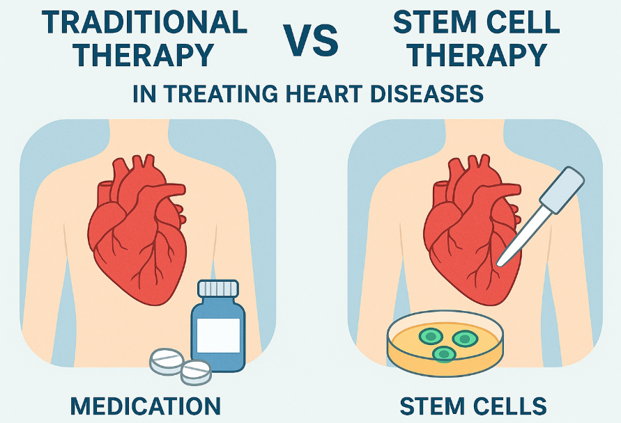 干細(xì)胞療法在改善心臟功能、運(yùn)動(dòng)耐力及生活質(zhì)量方面，相較傳統(tǒng)療法具有顯著優(yōu)勢(shì)