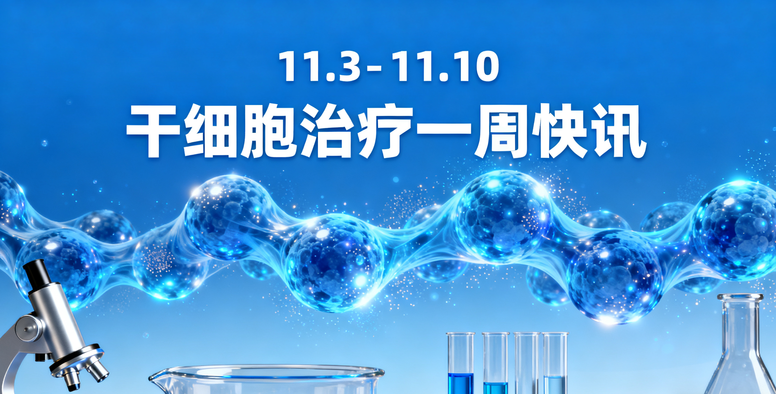 11.3-11.10干細胞治療一周快訊|?醫保+臨床+招募,8大事件全覽 11.3-11.10干細胞治療一周快訊|?醫保+臨床+招募,8大事件全覽